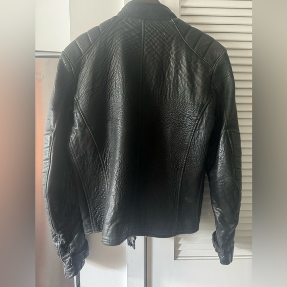 Belstaff Black Leather Jacket IT46/US36/S - Picture 2 of 2